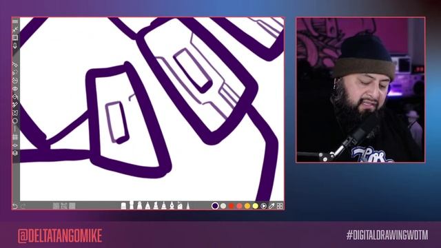 #MondaySketches with @SketchableApp and @DeltaTangoMike on the @Surface Pro and @Windows11 смотреть онлайн