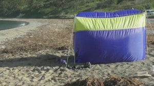 Походная баня-тент