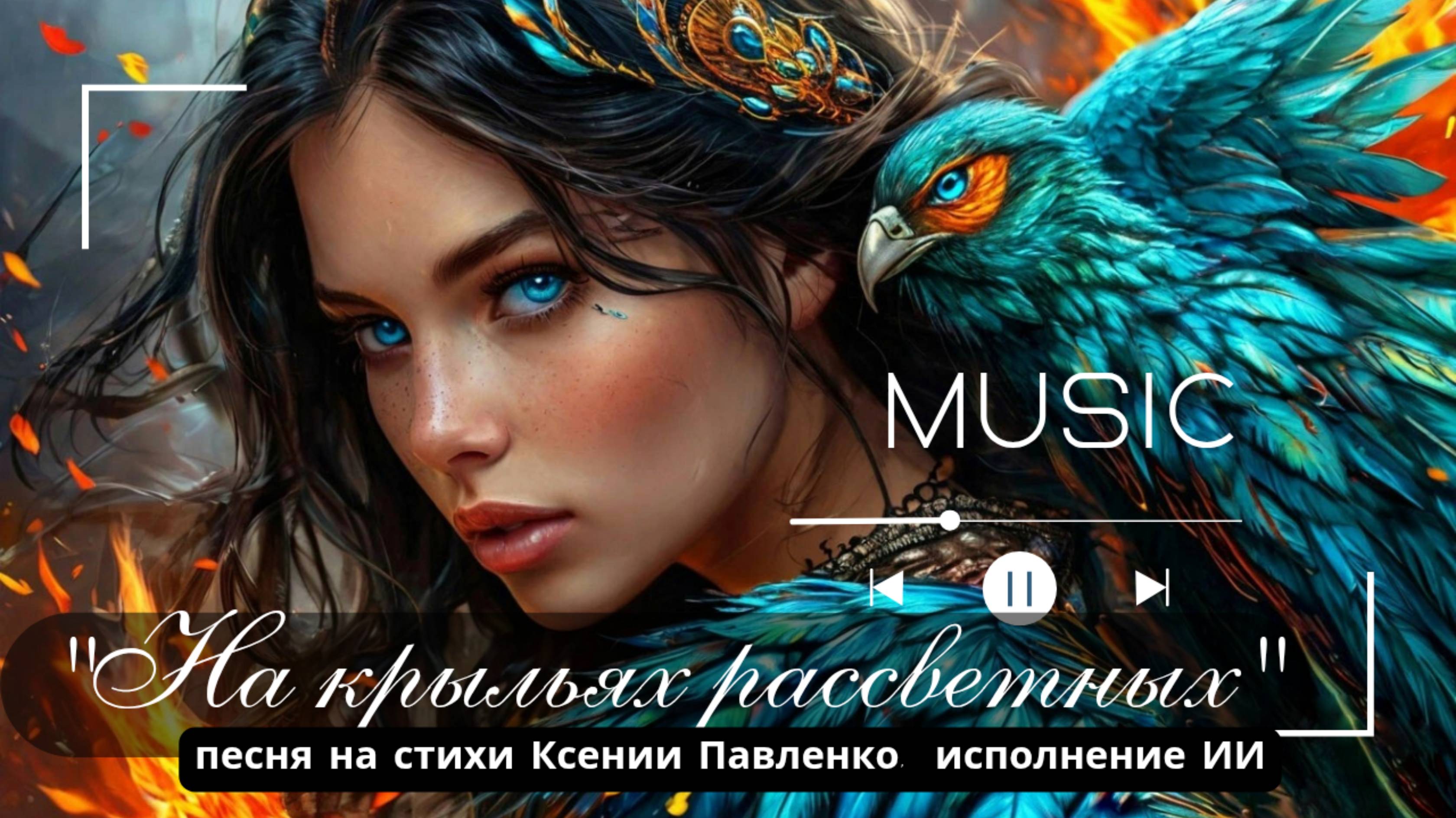 "На крыльях рассветных..." песня на стихи Ксении Павленко смотреть онлайн
