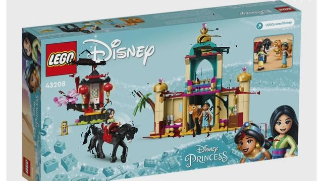 Lego Disney Jasmine and Mulan's adventures 43208 🐯 смотреть онлайн