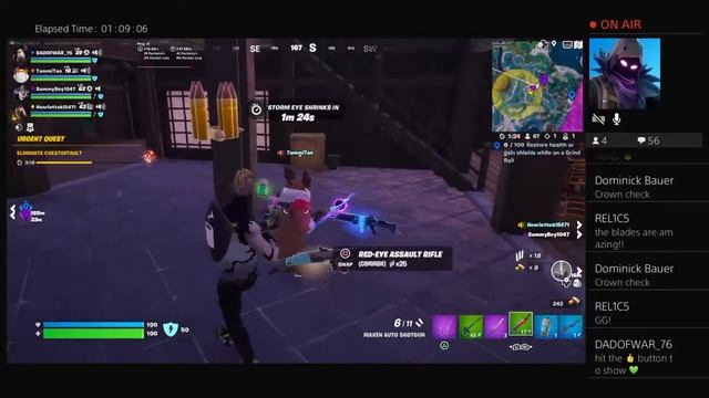 Fortnite Season 2 live | Working on "Kinetic Sword" eliminations смотреть онлайн