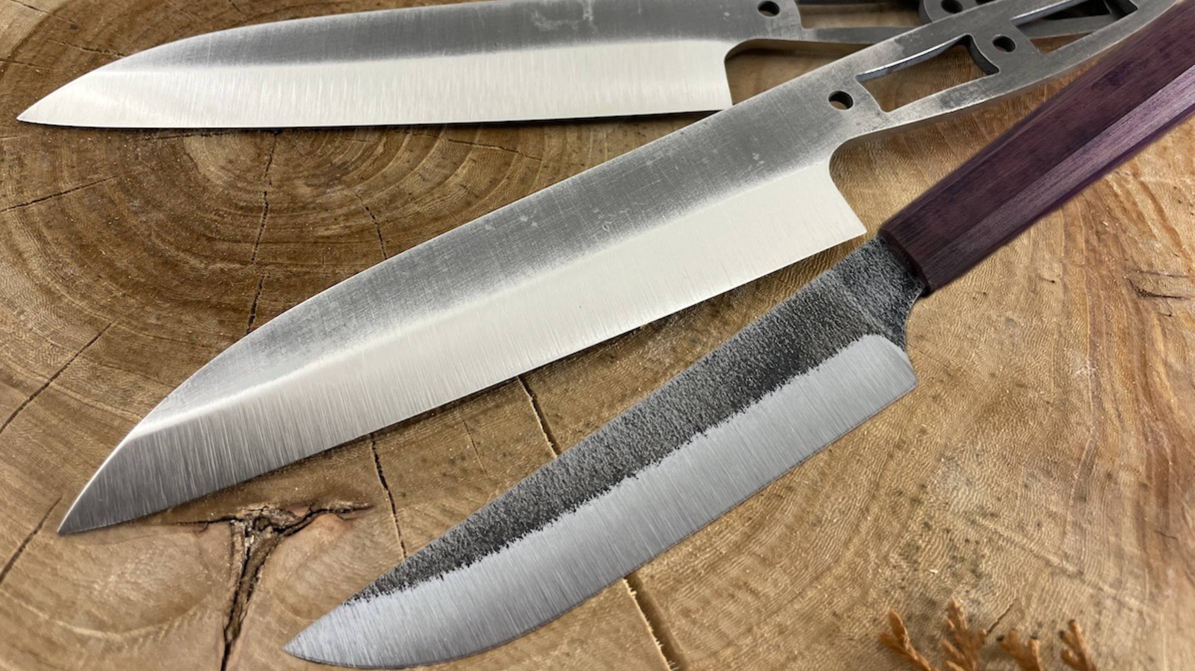 Кухонные ножи клинки в трех вариациях смотреть онлайн