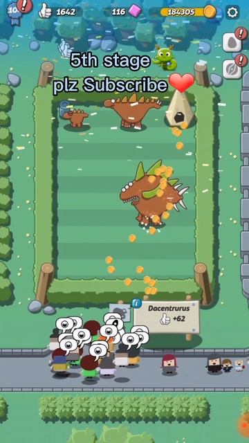 Dacentrurus 5th Stage🐉❤|plz subscribe❤|#shorts|#viralshort|#youtubeshort|#crazydinopark смотреть онлайн