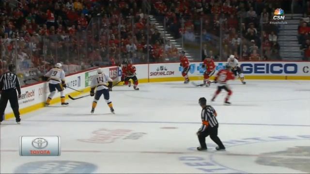 Patrick Kane Empty Net Goal - 600th Point and 23 Game Point Streak смотреть онлайн