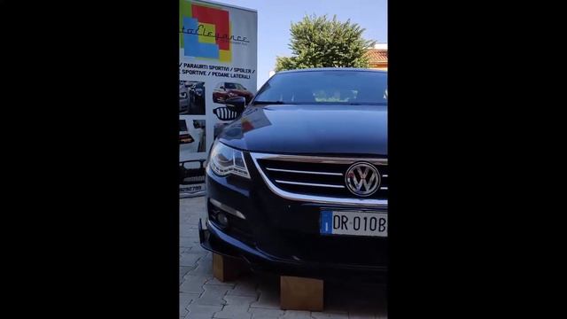 VW PASSAT CC 2008-2012 LABBRO SOTTO PARAURTI ANTERIORE NERO SPLITTER ABS INSTALLAZIONE смотреть онлайн