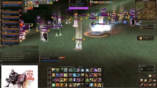 Lineage 2 - BlackAngels clan vs EvilNation, pov Tinael смотреть онлайн