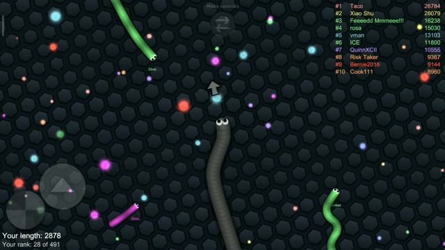 Играю в Slither.io || Второе видео! смотреть онлайн