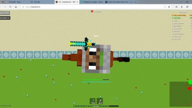 Archer Plays Crazy Steve.io - i hane got to the 2th on the leaderbord on crany steve.io смотреть онлайн