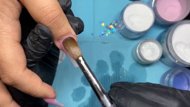 How To: Pink & White Ombré | REAL TIME | Long Nails смотреть онлайн