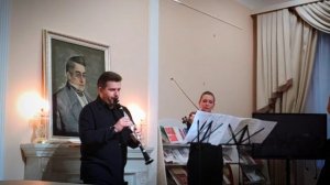 Ф.Шуберт. Лесной царь, фрагмент (переложение для скрипки и кларнета)