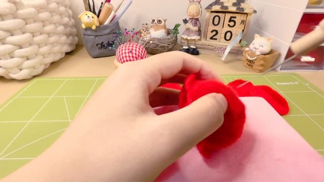 How to Needle Felt a Rose 手工羊毛毡玫瑰花制作 смотреть онлайн