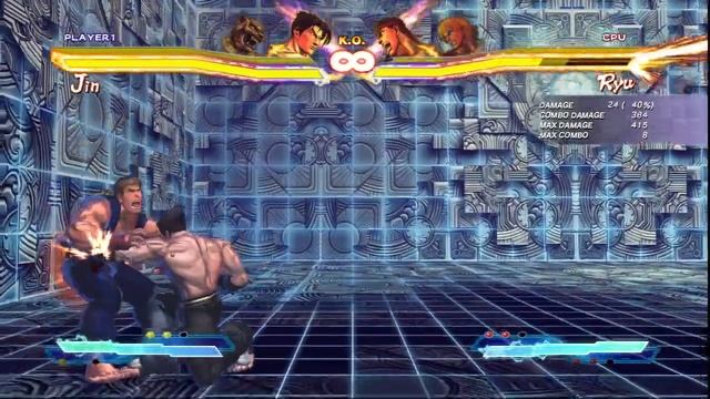 SFxT Jin Combo 2: Meterless corner combo 417 dmg смотреть онлайн