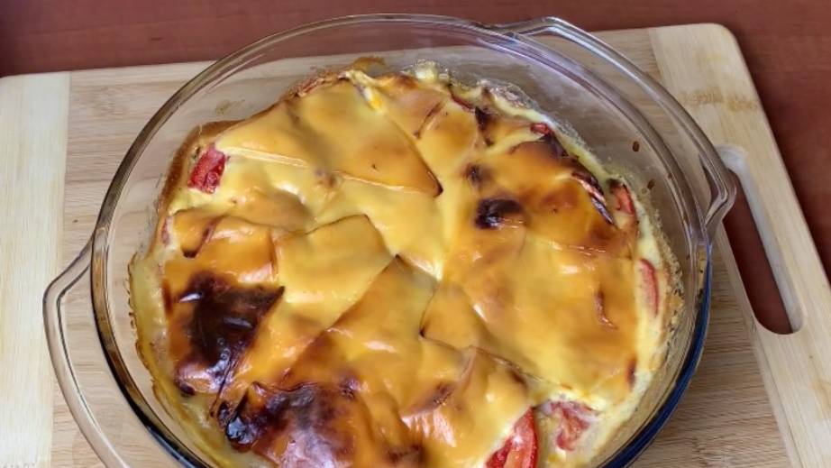 Простой и доступный рецепт быстрого Ужина! Быстрая Запеканка из простых продуктов! Вкусно и сытно! смотреть онлайн