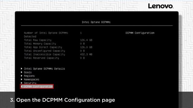 How to adjust the Intel DCPMM remaining spare block percentage thresholds through UEFI смотреть онлайн