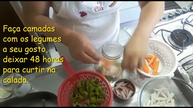 Conserva de Legumes ou Picles| Prato Feito e Cia - Rita Zanqueta Canned Vegetables смотреть онлайн