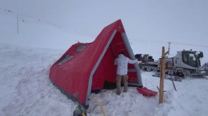 ATIK 3000M YKSEKLKTE KAR KAMYONUYLA KAMP