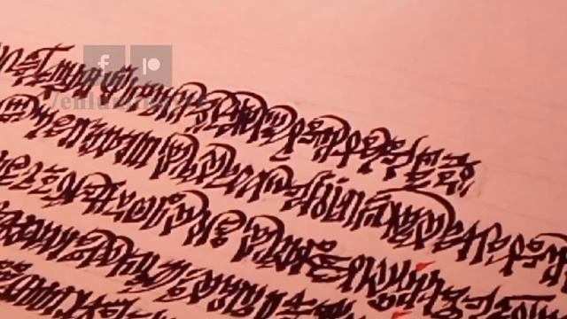 Ancient egyptian hieratic script with metallic nib смотреть онлайн