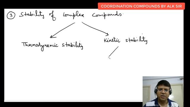 24 THERMODYNAMIC STABILITY | Coordination Compounds | IIT ADVANCED | JEE MAIN | CHEMISTRY 12 смотреть онлайн