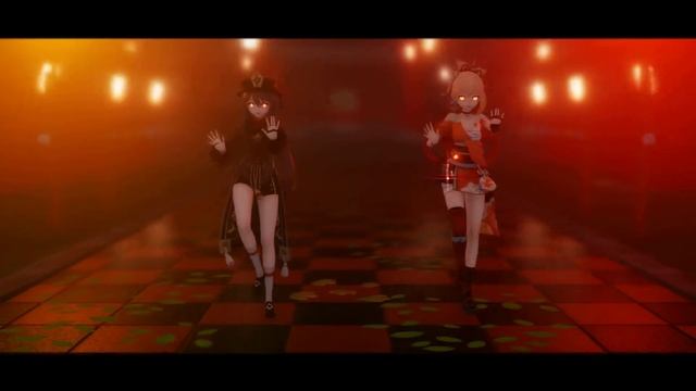 『 MMDxGenshin Impact 』 『 宵々古今 / Yoiyoi Kokon 』『 Hu Tao/Yoimiya 』 смотреть онлайн
