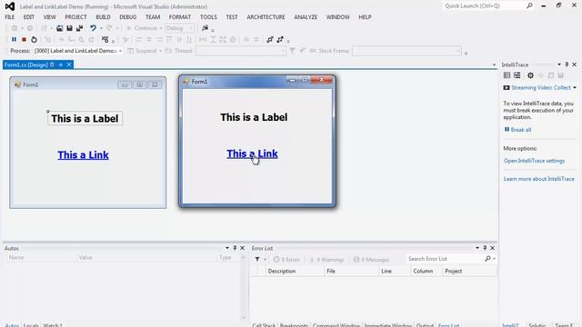 44. برمجة الواجهات - الملصقات Label and LinkLabel смотреть онлайн