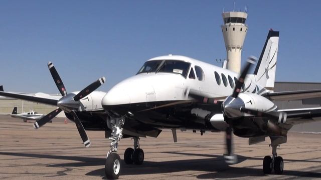Starting A Honeywell/Garrett TPE331-10 On A King Air B100