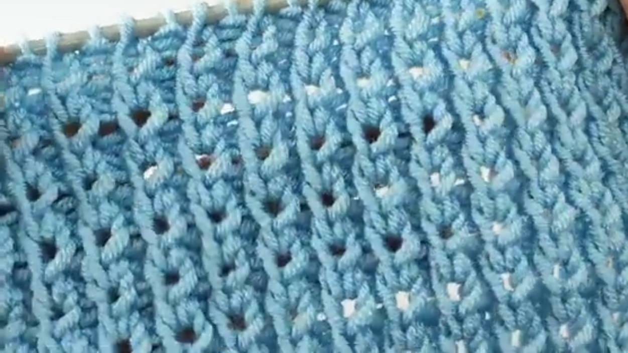 Самые легкие узоры спицами для начинающих - Вязание спицами смотреть онлайн