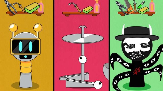 Персонажи спрунки - Incredibox Спрунки #спрунки #incredibox смотреть онлайн