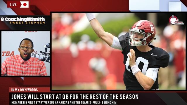 Alabama not panicking with Mac Jones at QB and updated CFP rankings смотреть онлайн