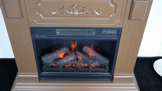 AFLAMO - electric fireplace - Rivia walnut смотреть онлайн