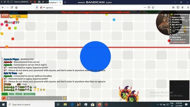 Agma.io #5 (How To Get Free 10 Bots And powerups) смотреть онлайн