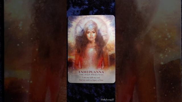 Enheduanna ♀️ The High Priestess ♀️ Divine Feminine Oracle card meaning смотреть онлайн