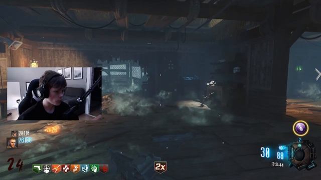 Round 40 top 10 Shi No Numa Duo attempt - BO3 Zombies смотреть онлайн
