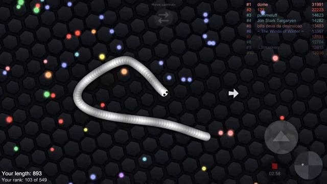 Игра Slither.io смотреть онлайн