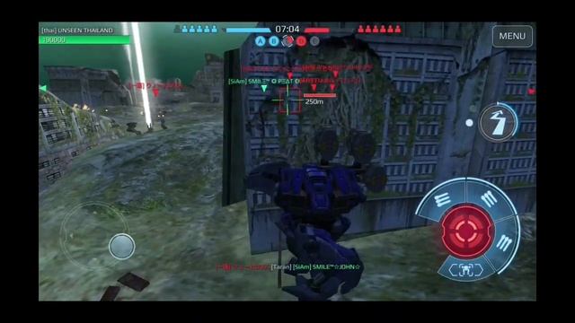 War Robots : Orkan Bulgasari Kill Taran Ancile Lancelot / Max Level / Dead City Map : Thai смотреть онлайн