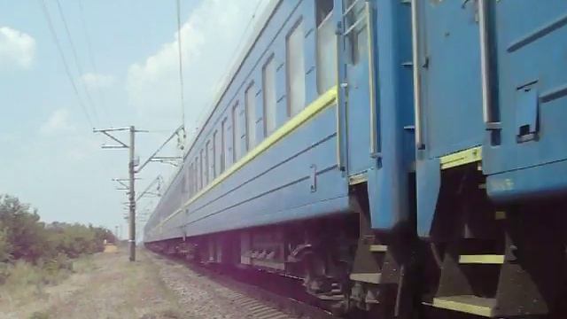 ЧС7-297 с поездом 119/120 Львов - Запорожье смотреть онлайн