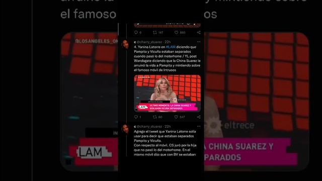 el hilo de Twitter que compartió la China suarez, donde LAM sólo tiene códigos con algunos 24/5/202 смотреть онлайн