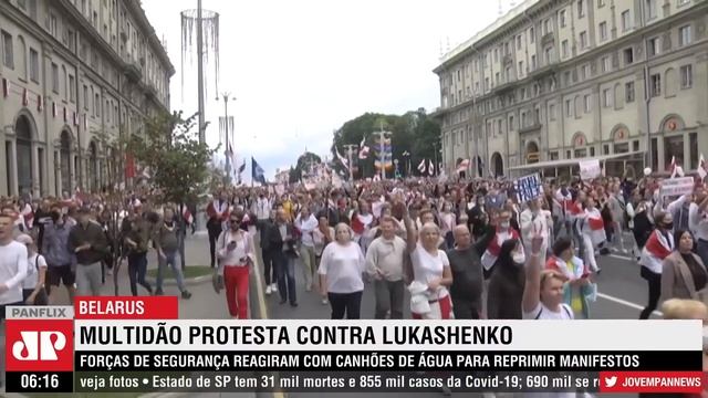 Milhares voltam às ruas em Belarus para pedir renúncia de ditador смотреть онлайн