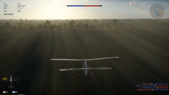 War Thunder. #2.4. Неудачный воздушный таран, и союзники аутисты , мгновенная карма смотреть онлайн