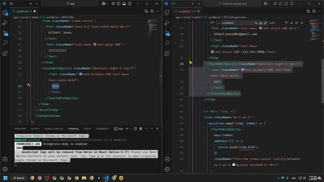 21 - Developing Profile Screen смотреть онлайн