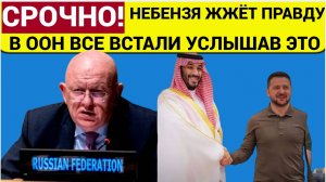 СУРОВОЕ ЗАЯВЛЕНИЕ России в ООН! Небензя озвучил условия окончания СВО на Украине! Киев уже не СПАСУТ