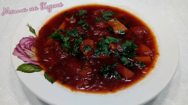 Борщ пошаговый рецепт смотреть онлайн