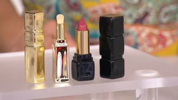 Guerlain KissKiss Lipstick with LipLift Lip Primer on QVC