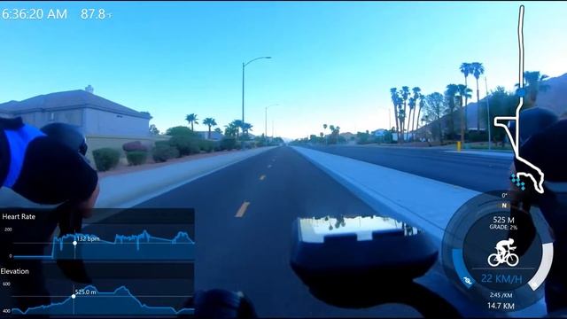 Road Biking Wetland's Park to Nellis AirForce Base Aug 7 2022 смотреть онлайн