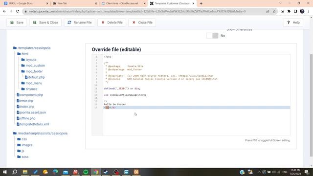 How To Edit Footer Joomla Tutorial смотреть онлайн