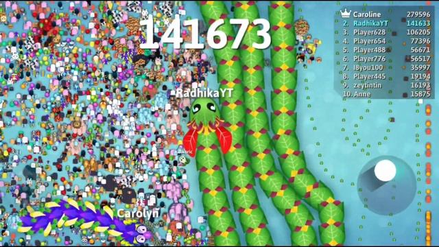 WOW ! I EAT BIGGEST DELICIOUS SNAKE POINT HERE 🐍 BEST EPIC SNAKE IO GAMEPLAY 🐍 #snakeio #snakegame