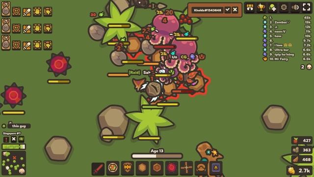 Taming.io [RAIDING CG TOTEM WITH OB 5 INSECT GAZE!] смотреть онлайн