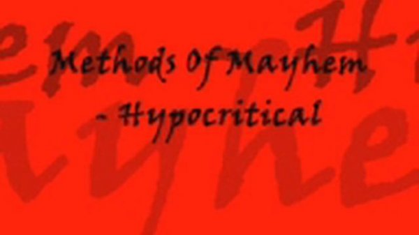 Methods Of Mayhem - Hypocritical