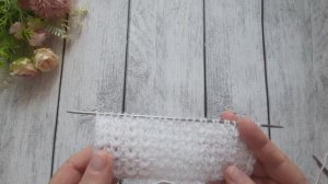 Потрясающий узор из тонкой пряжи..