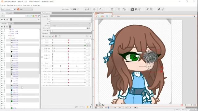 Gacha Live2d Speed Rig || Melissa- Through the Garden Arch || Just JayJay смотреть онлайн