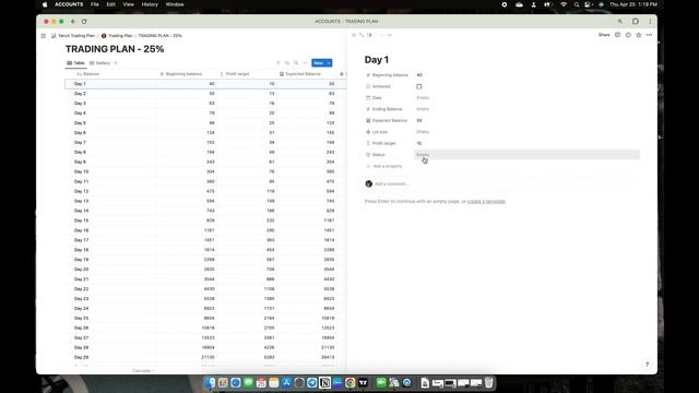Compound Trading Plan - Notion Template || YanziiTrades смотреть онлайн